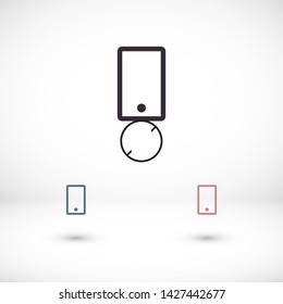 phone is not allowed vector icon 10 eps , Lorem ipsum Flat design