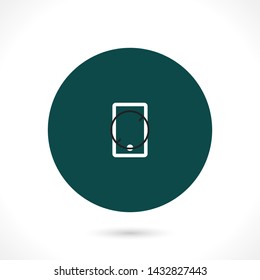 phone is not allowed vector icon 10 eps , Lorem ipsum Flat design