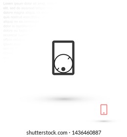phone is not allowed vector icon 10 eps , Lorem ipsum Flat design