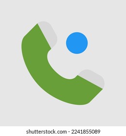 Telefon-Benachrichtigungssymbol in flachem Stil, Verwendung für Website-Mobile-App-Präsentation
