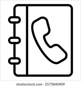Phone Number Icon Element For Design
