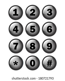 Phone Number Key Pad