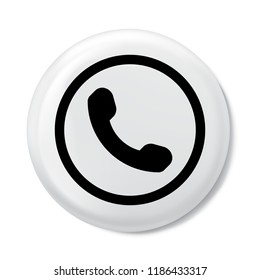 Phone Number vector icon. Style is flat rounded symbol, soft blue color, rounded angles, white background.