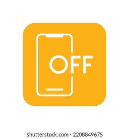 Teléfono del emoji del botón cuadrado amarillo