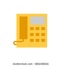 Symbol für Telefonbüros Einfache farbige Vektorelemente von Kabinettzubehör-Symbolen für i und ux, Website oder mobile Anwendungen