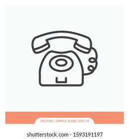 Phone old Icon Vector Illustration
