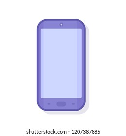 
Phone on a transparent background.Flat Illustration. Vector illustration.