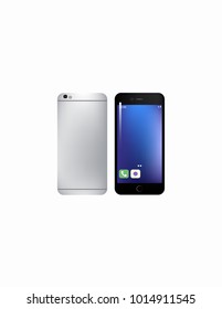 Phone on white background