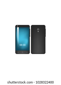 Phone on white background