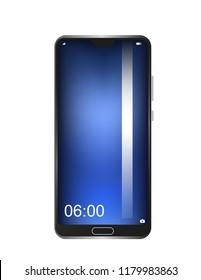Phone on white background