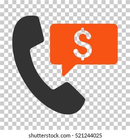 Phone Order icon. Vector pictogram style is a flat symbol, color, chess transparent background. Designed for software and web interface toolbars and menus.
