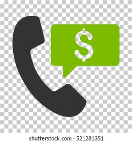 Phone Order icon. Vector pictogram style is a flat symbol, color, chess transparent background. Designed for software and web interface toolbars and menus.