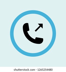 phone out icon symbol. Premium quality isolated phone out vector icon in trendy style. phone out element.