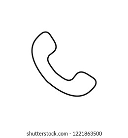 phone outline icon line