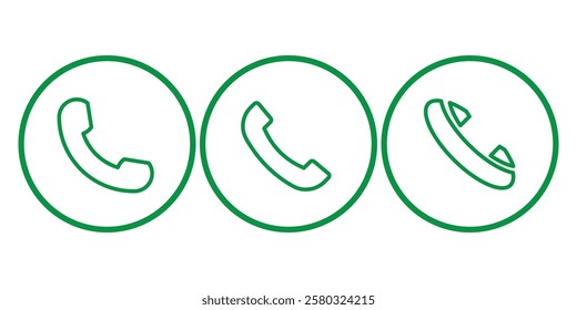 Phone outlined icon png for social media app