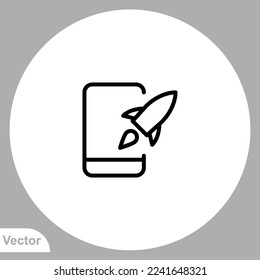 Symbol für Telefonleistung, Vektorsymbol, Symbol, Logo-Illustration für Web und Mobile
