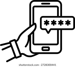 Teléfono Pin Contraseña Una vez Contraseña OTP Inicio de sesión Pin Lock Seguridad 14736