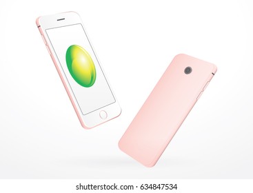 Phone Pink Front And Back