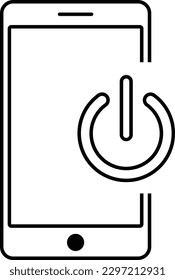 apagado del teléfono activar encendido apagar el contorno