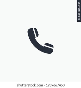 Phone, premium quality flat icon. Vector logo concept for web graphics, EPS 10