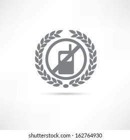 phone is prohibited icon