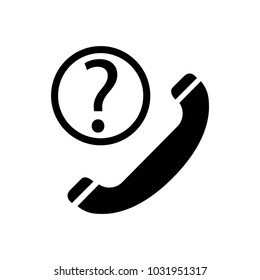 Phone question call icon