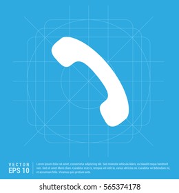 Phone receiver icon.