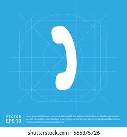 Phone receiver icon.