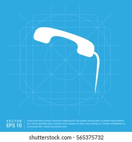Phone receiver icon.