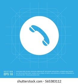 Phone receiver icon.