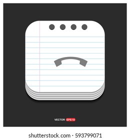 Phone receiver icon.
