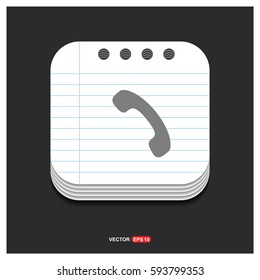 Phone receiver icon.