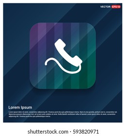 Phone receiver icon.
