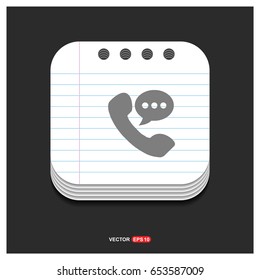 Phone receiver icon.