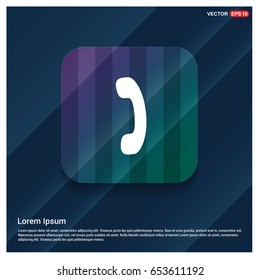 Phone receiver icon.