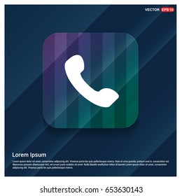 Phone receiver icon.