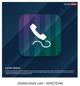 Phone receiver icon.