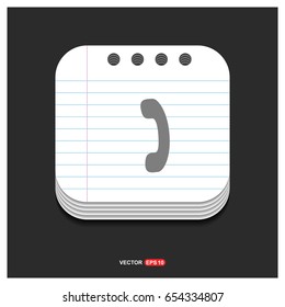 Phone receiver icon.