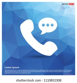Phone receiver icon. - Free vector icon
