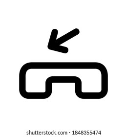 phone receiver icon or logo isolated sign symbol vector illustration - high quality black style vector icons
