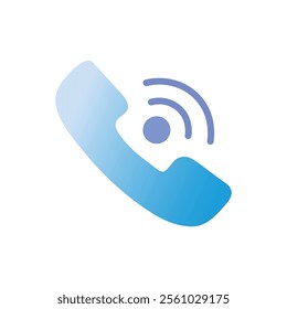 Phone receiver with speech bubble ,phone icon ,call sign 