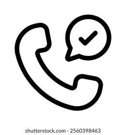 Phone, receiver, telephone vector design, pixel perfect icon
