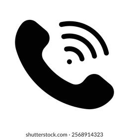 Phone, receiver, telephone vector design, pixel perfect icon