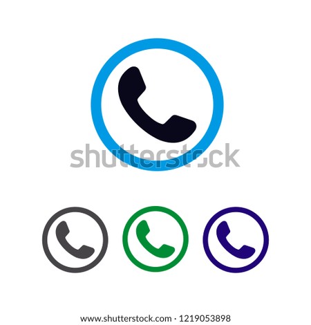 Phone Recieve Icon Logo