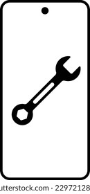 phone repair setting settings option Outline