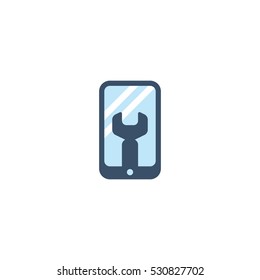 Phone Repair Vector Logo Design Element