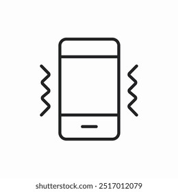 phone ring vibration icon sign vector