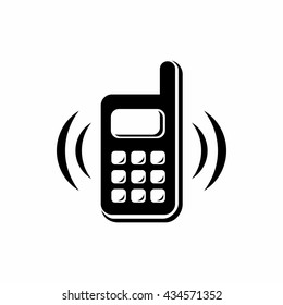Phone is ringing icon, simple style