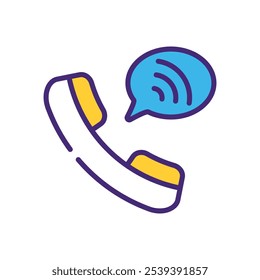 Phone Ringing icon vector stock illustration
