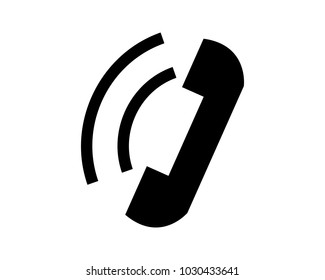 Phone ringing pictogram icon vector